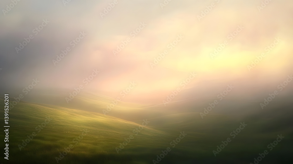 Atmospheric Field of Hues: An ethereal vista unfolds, where an abstracted field merges with a luminous sky, with the subtle movement of the wind create a serene ambiance. Atmospheric Field of Hues: An ethereal vista unfolds, where an abstracted field merges with a luminous sky, with the subtle movement of the wind create a serene ambiance.