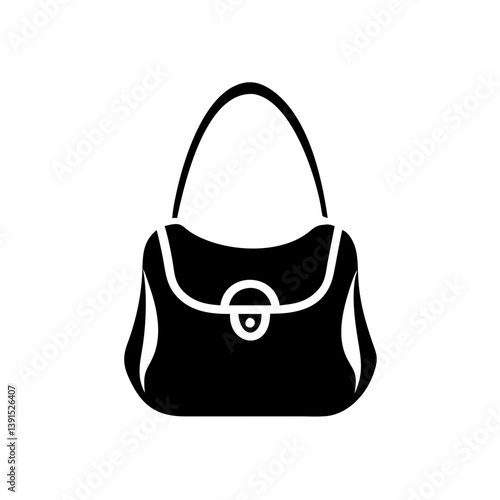 handbags icon, handbags line art - simple line art of handbags, perfect for handbags logos and icons