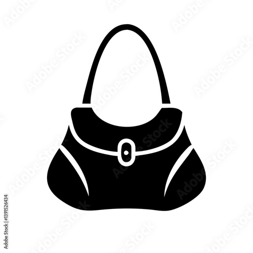 handbags icon, handbags line art - simple line art of handbags, perfect for handbags logos and icons