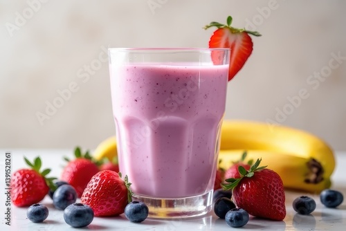 Wallpaper Mural Soy Milk Smoothie - A Healthy Beverage for a Delicious Breakfast Torontodigital.ca