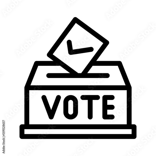 ballot line icon