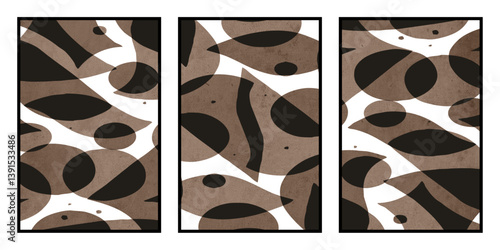 Abstract background in vintage style. Stylized old with grain. For use in graphics, for printing on wall decorations.