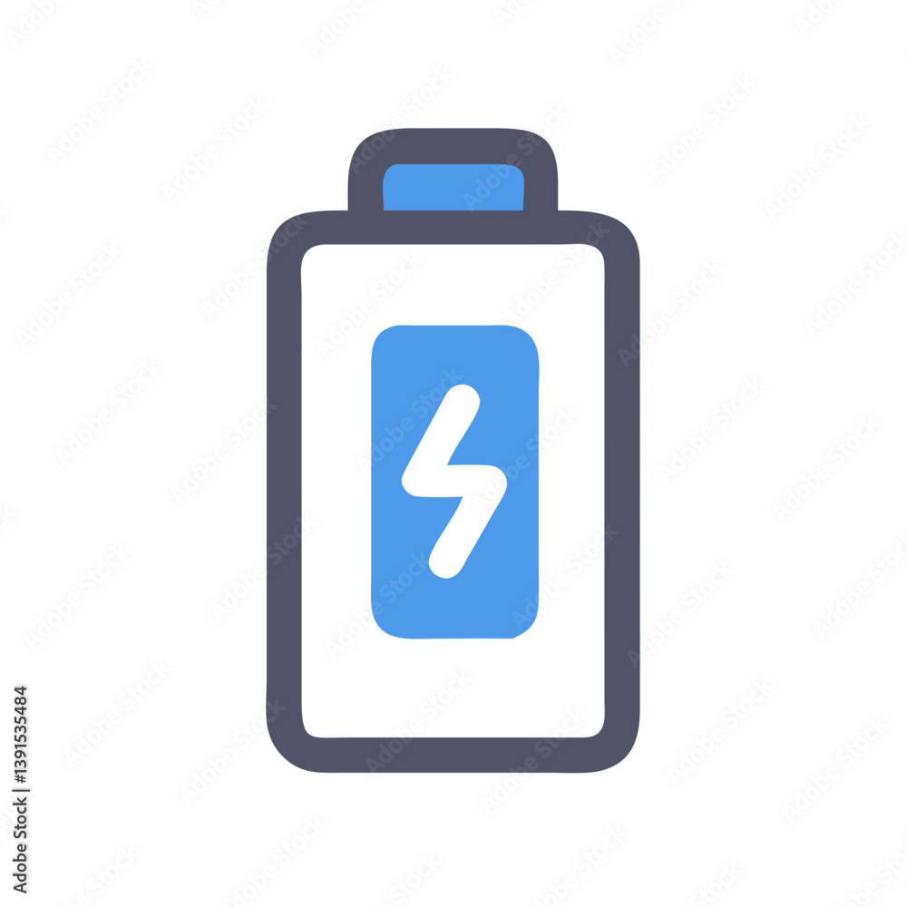 Battery Icon Representing Power Level Icon Design Battery Icon Representing Power Level Icon Design