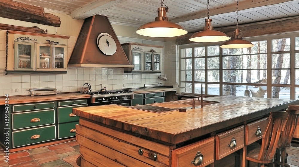 transform your space: rustic modern kitchen decor featuring natural stone countertops and wooden cabinets – perfect poster for contemporary home aesthetics! transform your space: rustic modern kitchen decor featuring natural stone countertops and wooden cabinets – perfect poster for contemporary home aesthetics!