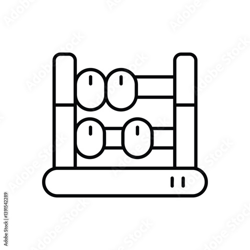 ABACUS  vector icon stock illustration