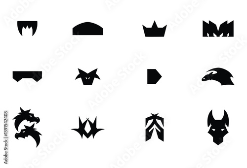 Icon Gaming or Esport Logo Design Vector 