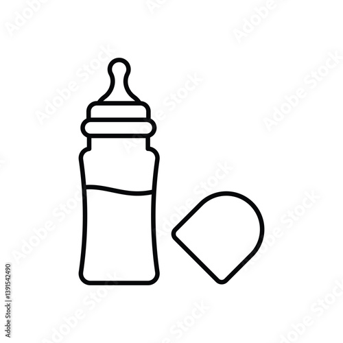 FEEDER vector icon stock illustration