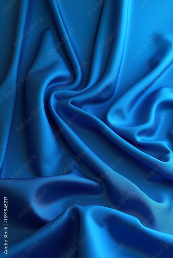 Fototapeta premium blue silk background