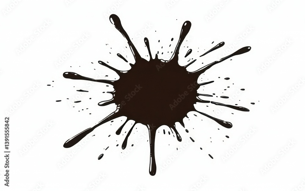 Dark ink splatter Dark ink splatter