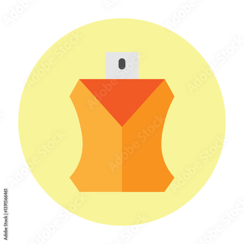 Aftershave Bottle Vector Flat Icon Design