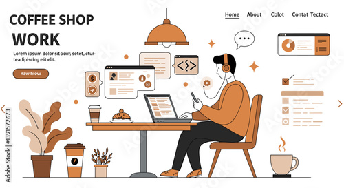 Communication & Media Icons Set