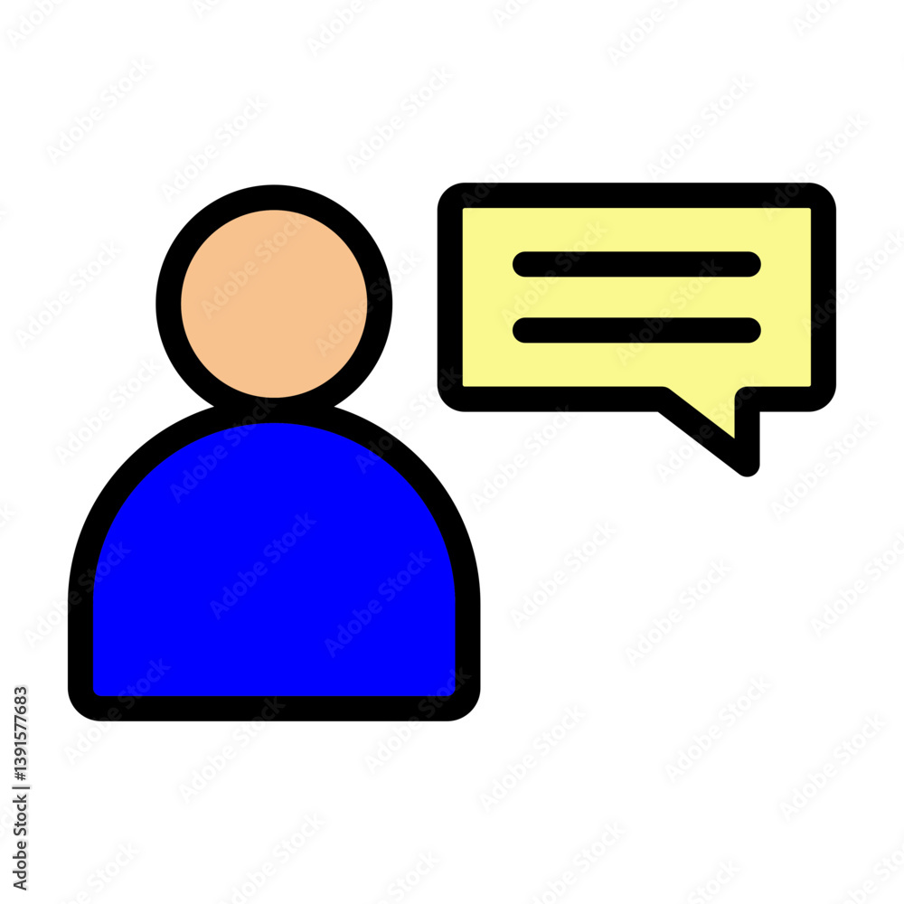 Open Dialogue Vector Filled Icon Design Open Dialogue Vector Filled Icon Design