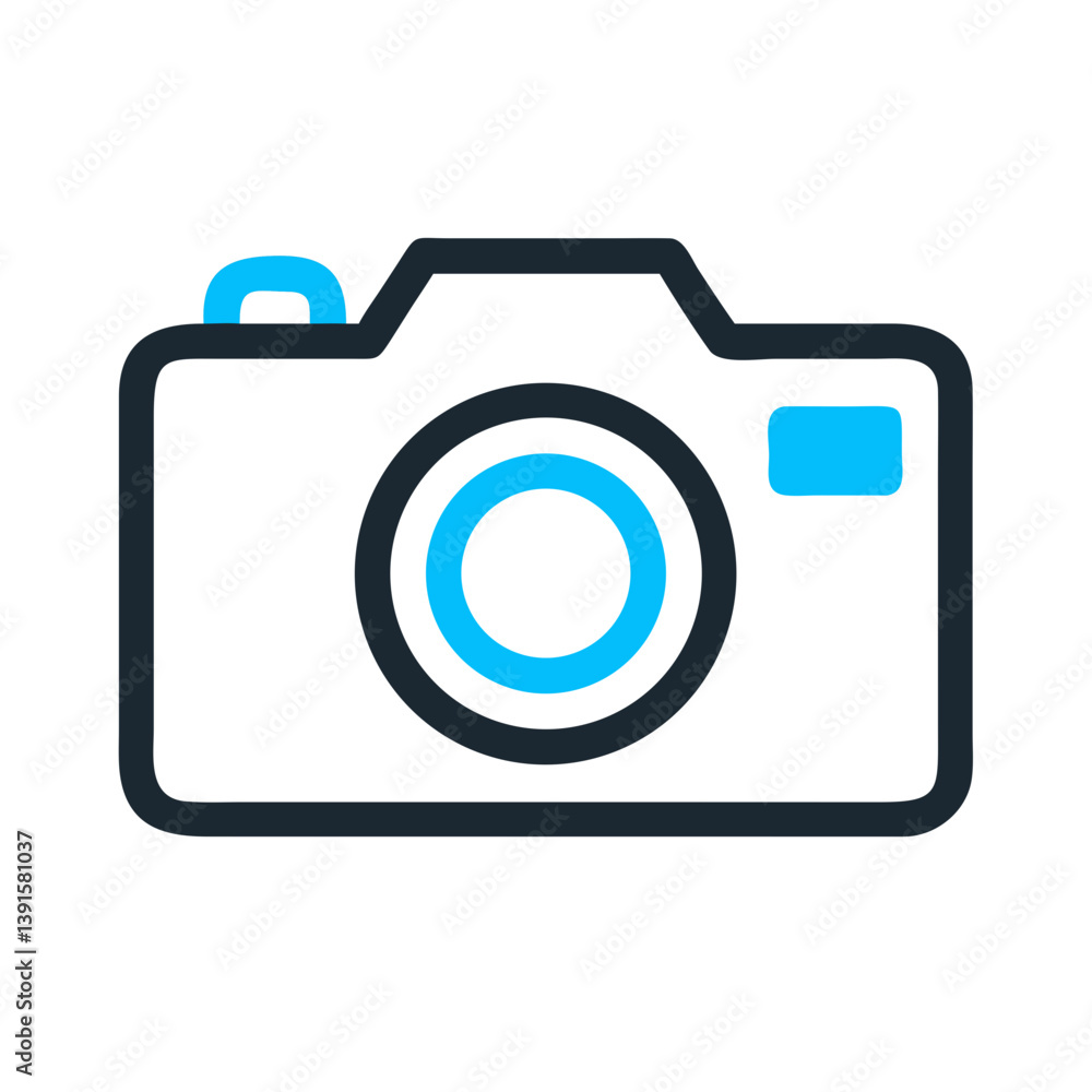 Camera Icon Representing Photography or Capture Icon Design Camera Icon Representing Photography or Capture Icon Design