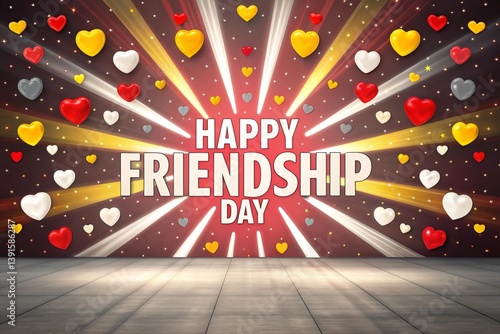 International friendship day background