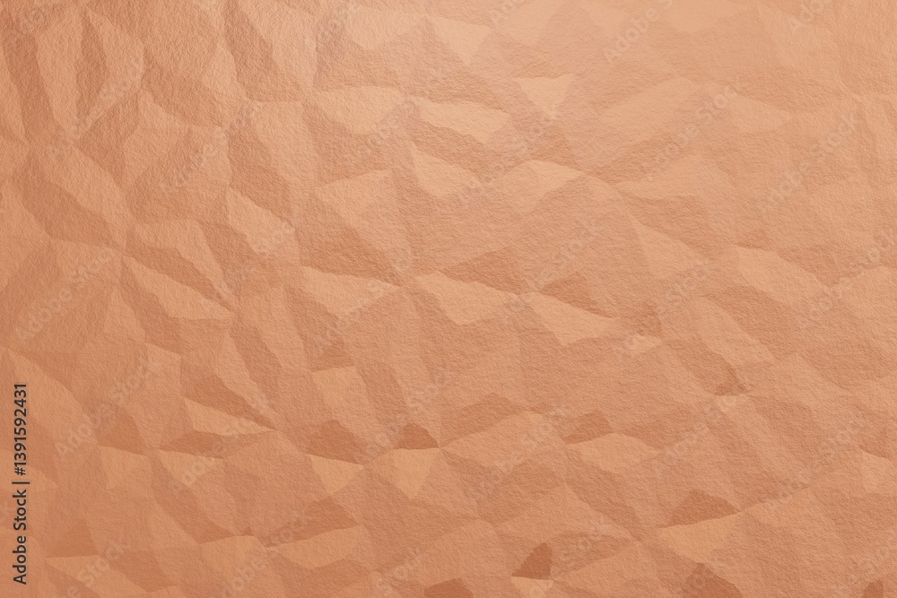 Coral rough texture with polygonal relief. Light is coming from top