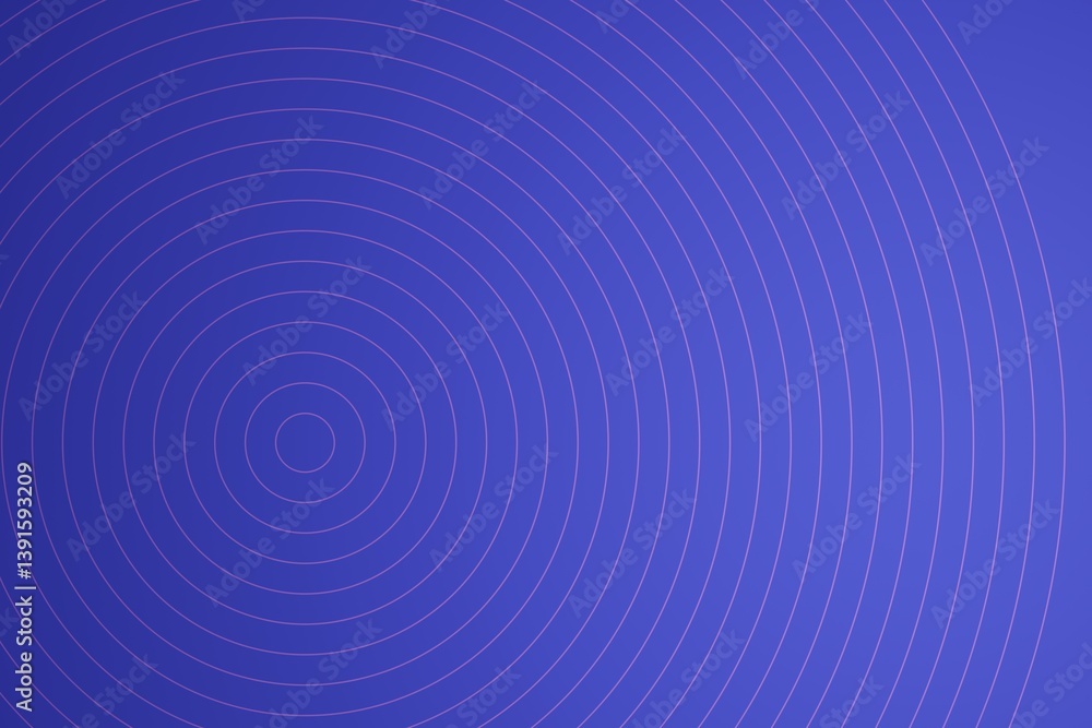 Denim dark blue background with concentric circles from center. Light is coming from bottom right