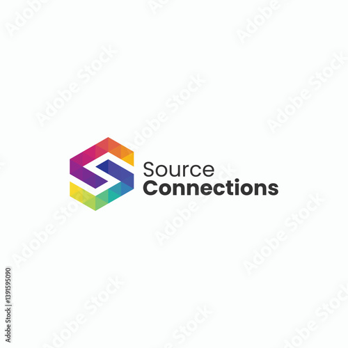 Source Connections Gradient Colorful Logo
