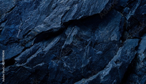 Textured Dark Blue Granite Mountain Stone