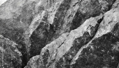 Black and White Gray Rock Texture Background