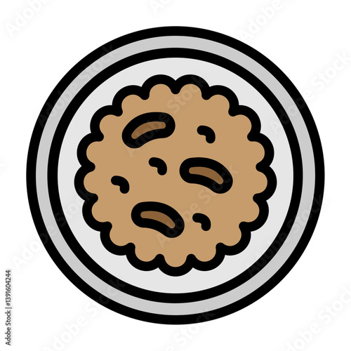 Bulgogi Vector Filled Icon Design