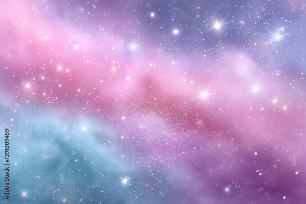 Fototapeta premium pastel galaxy dust,