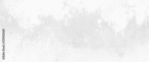 Vector old black and white wall cement grey white background with space 