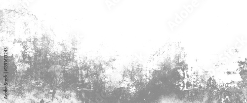 Obraz na płótnie Vector old black and white wall cement grey white background with space w salonie