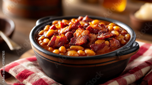  rich boston baked beans, p: a hearty bowl of boston baked beans,