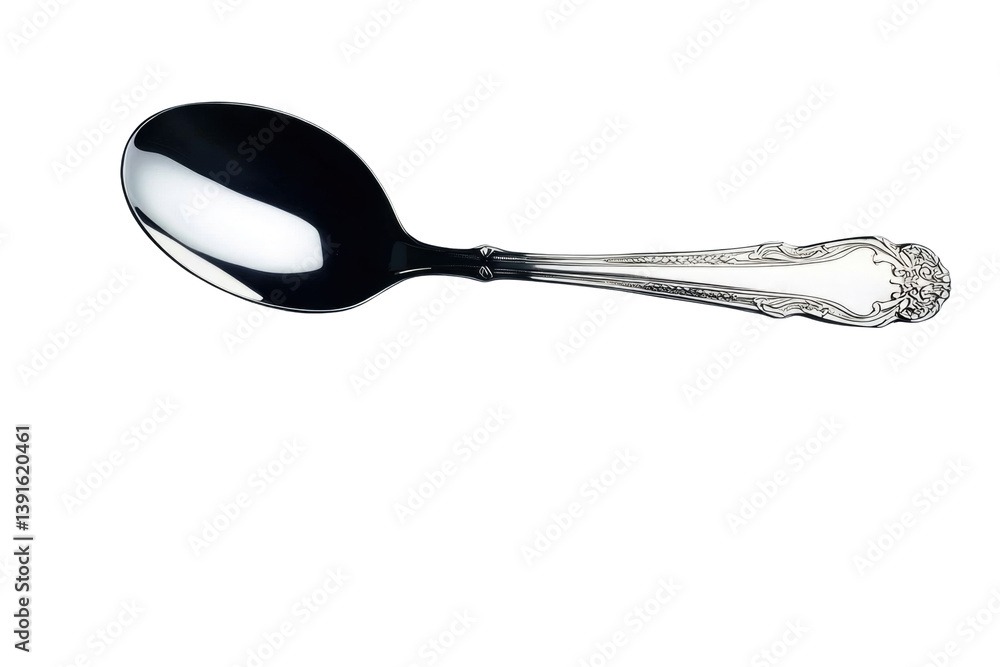 Shiny Spoon Image on transparent background Shiny Spoon Image on transparent background