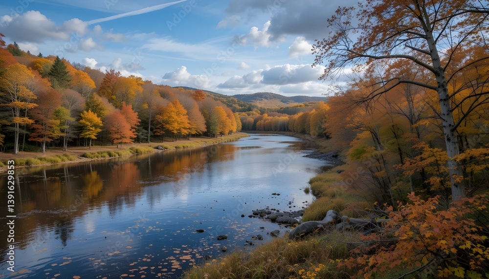 Magnificent Fall Day at Jacques Cartier River Park in Quebec – Vibrant Autumn Colors and Scenic Views Magnificent Fall Day at Jacques Cartier River Park in Quebec – Vibrant Autumn Colors and Scenic Views