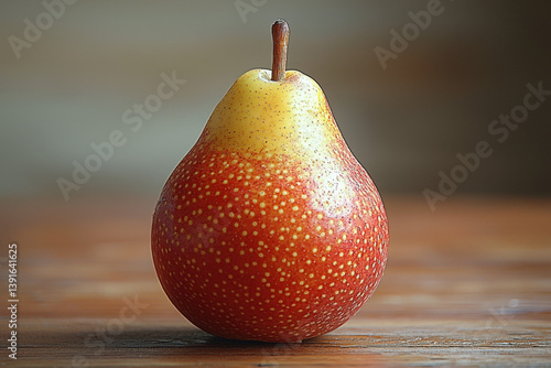 A close-up of a Danjou pear...