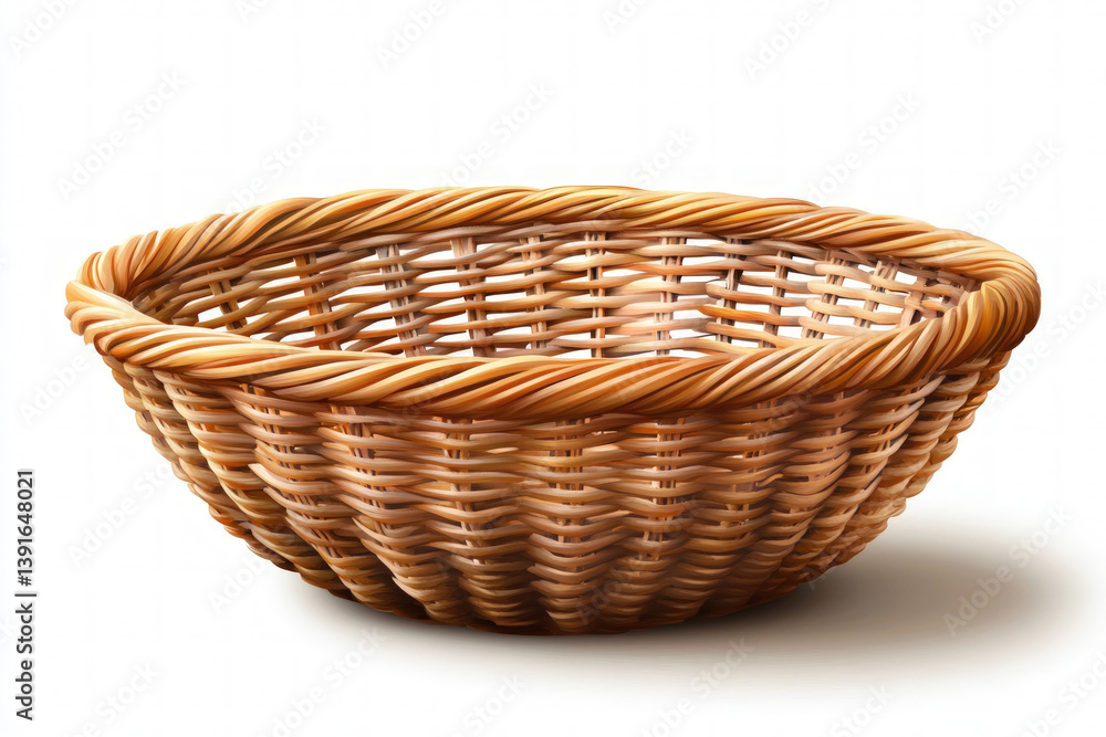 Obraz premium A vector illustration of a bushel basket, clean and technical, design theme