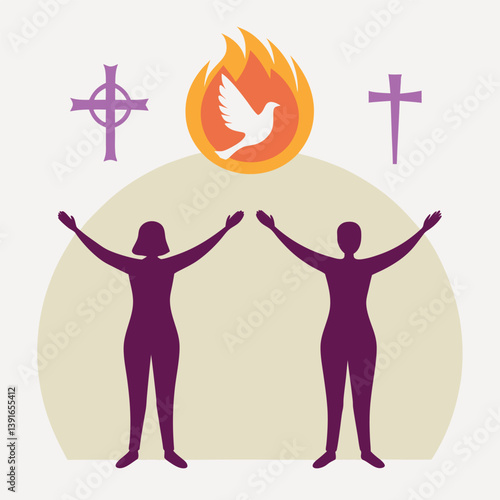 Holy Spirit, Faith, Worship, Christianity, Prayer, Dove, Crosses, Belief, Devotion, Spirituality