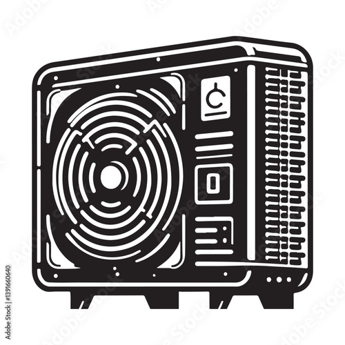 Air Conditioning Unit Representing Climate Control and Cooling Technology