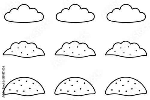 Loam Line Art Detailed Illustration for Creative Artistic Design  