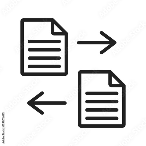 Data Share icon vector image. Suitable for mobile apps, web apps and print media.