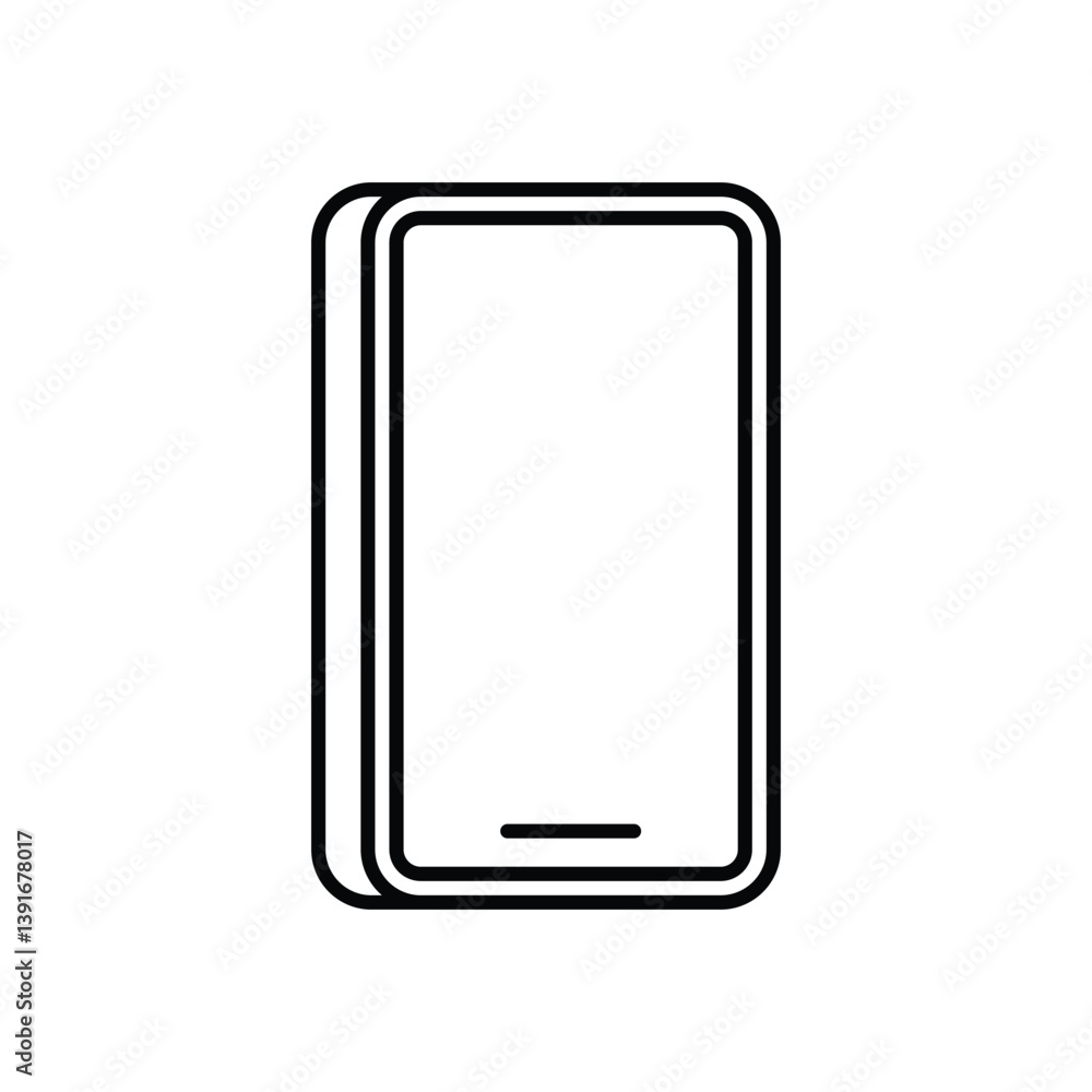 SMART PHONE vector icon stock illustration SMART PHONE vector icon stock illustration