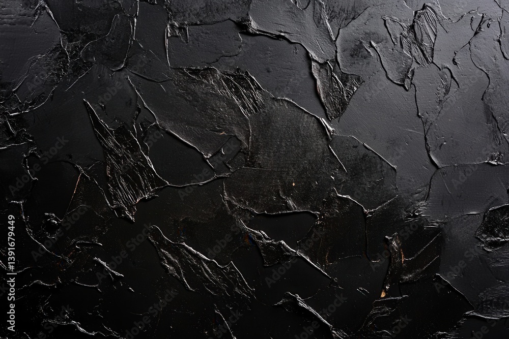 Obraz premium Textured black surface