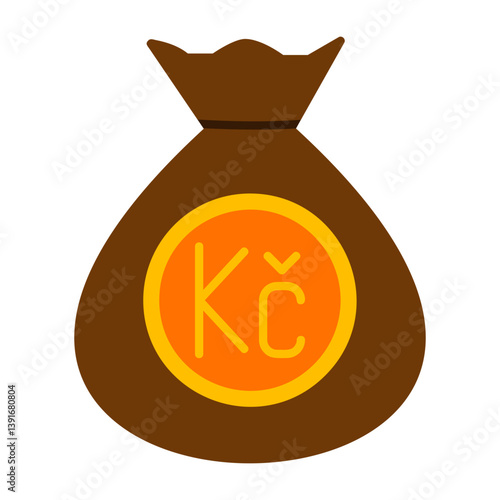 Czech Koruna Note Icon