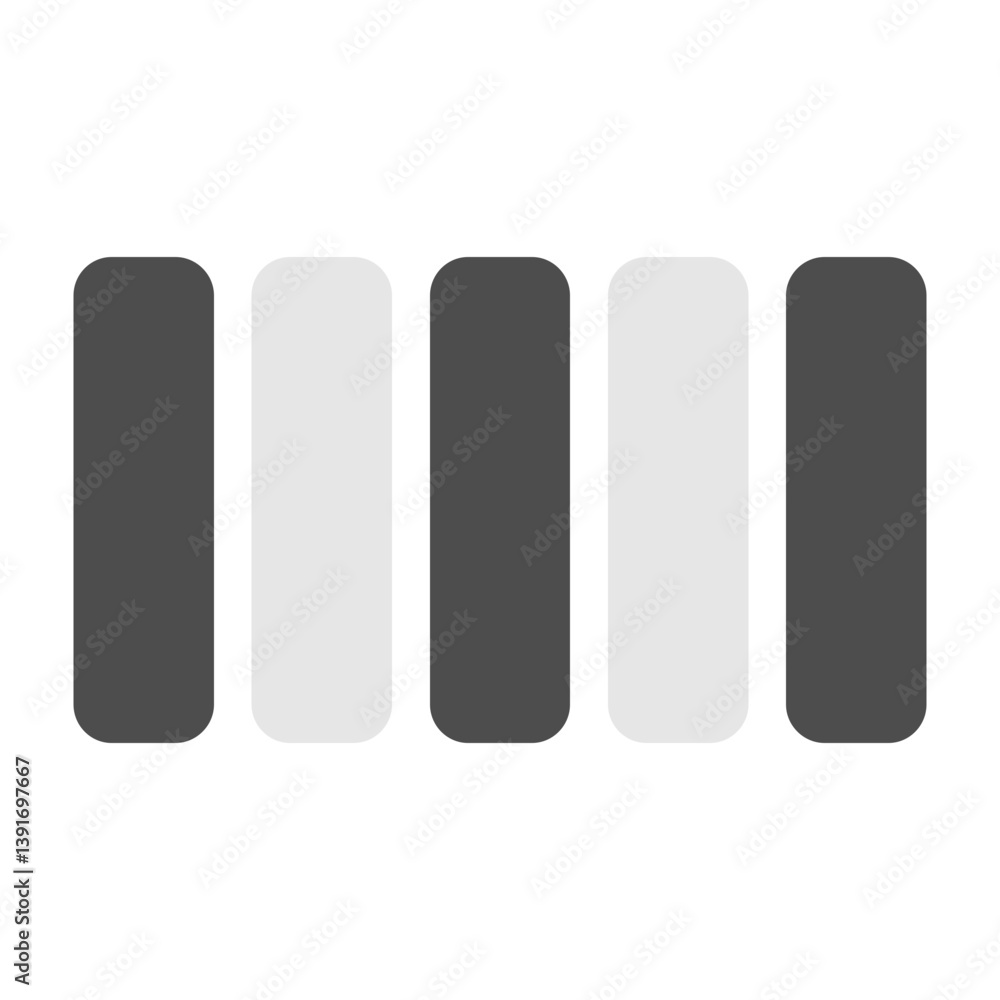 Zebra Crossing Icon Zebra Crossing Icon