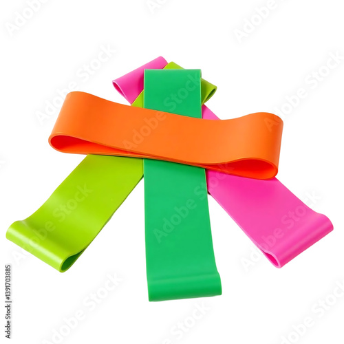 Colorful Resistance Bands for Fitness