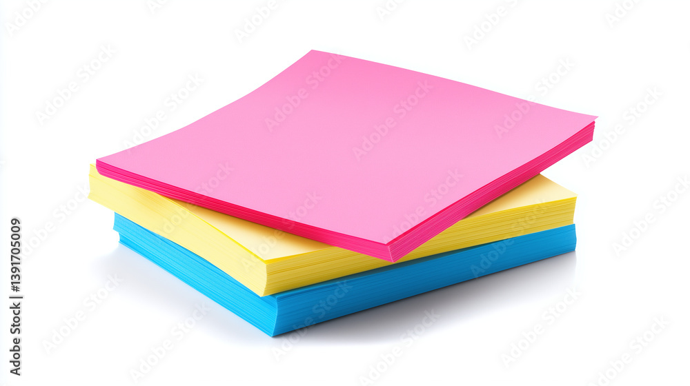 stack of colorful sticky notes stack of colorful sticky notes