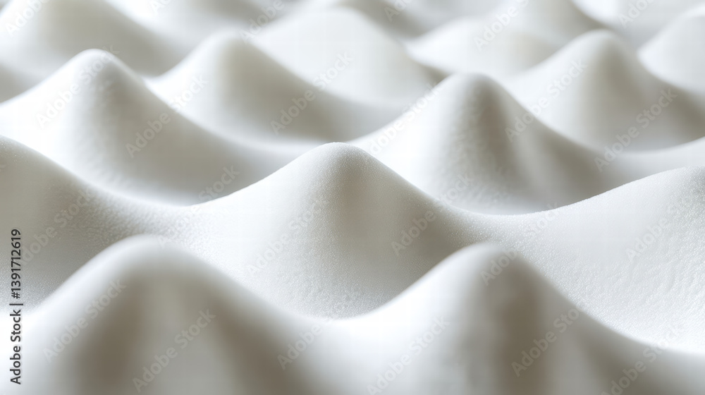 Obraz premium Comfort Surface Texture: A close-up view of a soft, wave-like surface, inviting touch and hinting at comfort and relaxation. Highlighting the unique pattern and texture.