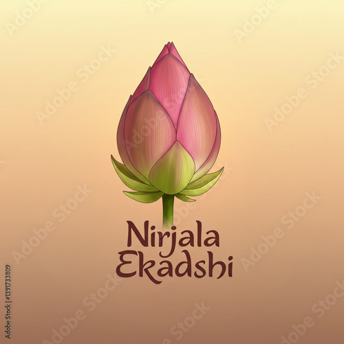 Elegant Pink Lotus Bud for ...