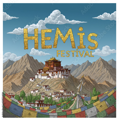 Grand Hemis Festival Banner...