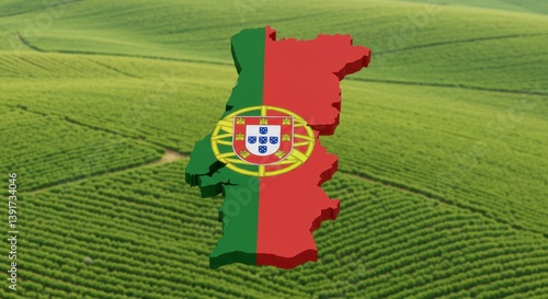 Fotografie Portugal: A Nation Shaped by Agriculture and its Vibrant Green Landscapes