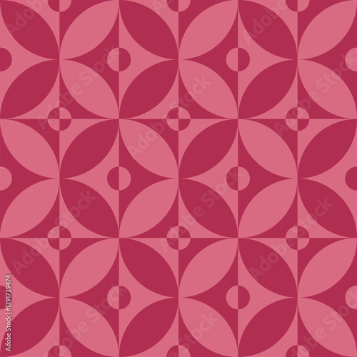 Geometric Vector Seamless Pattern Digital Paper, Abstract Colorful Background for Graphic Design, Scrapbooking, Textile, and Printing Projects