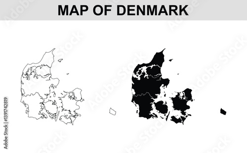 Map of Denmark