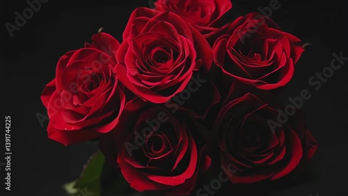 Wallpaper Mural Close-up Cinematic Red Roses Shot Torontodigital.ca