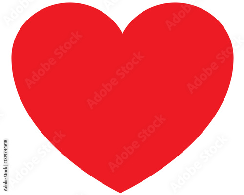 Free Download Red heart vector image on white background. Red heart icon vector. Heart love icon. heart Collection. Vector Art. - GFXLoad